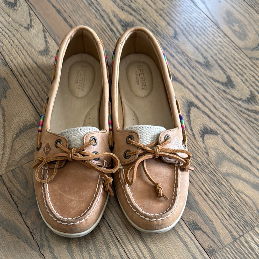 Sperry Tan Boat Shoes